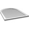 Ekena Millwork Round Top Surface Mount PVC Gable Vent w/ 2"W x 1-1/2"P Brickmould Frame, 28"W x 38"H GVPRT28X3802SN - alternate 4